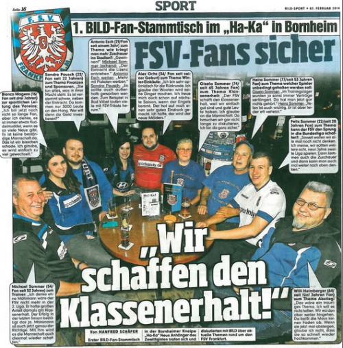 1. Bild-Fan-Stammtisch - kleines Bild